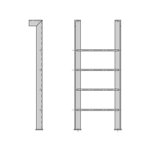 Стремянка СГ-46 4600 мм Серия 1.450.3-7.94 в Перми

