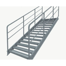 Лестница промышленная с ромбическим рифлением х/к ЛХФ 60-6.7 600х700х346 мм Серия 1.450.3-7.94