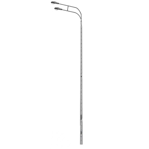 Опора освещения несиловая граненая фланцевая квадратная МК-8Ф Ст3сп5 68х143х8х3 мм в Перми

