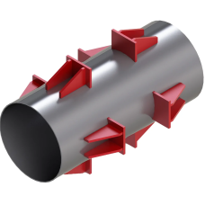 Опора неподвижная лобовая четырехупорная усиленная Т7.13 720х11х280х980х380 мм Серия 4.903-10 Выпуск 4