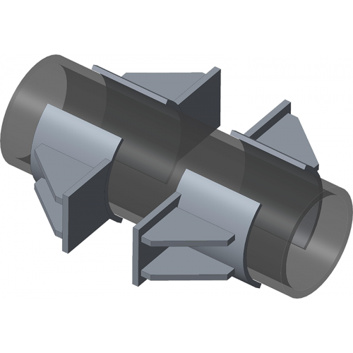 Опора неподвижная двухупорная усиленная для тепловых сетей ТС-662.00.00 133х80х115х268 мм Серия 5.903-13 выпуск 7-95 5,9 кг