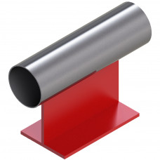 Опора неподвижная приварная тавровая для тепловых сетей исп. АС10 09Г2С 25х100х100 мм ОСТ 36-146-88 0,7 кг