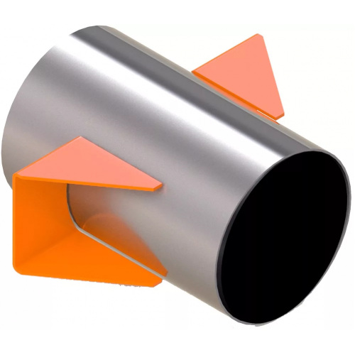 Опора вертикальных трубопроводов 1220-ВП-Б2 1220х10х400х450 мм ОСТ 36-146-88 в Перми

