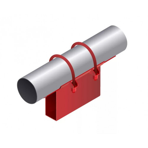 Опора неподвижная приварная корпусная для тепловых сетей исп. А13 / АС13 09Г2С 1020х500х680х100 мм ОСТ 36-146-88 49,3 кг