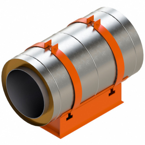 Опора скользящая хомутовая ТС-626.000 820х500х200 мм Серия 5.903-13 выпуск 8-95 78,9 кг