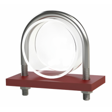 Опора неподвижная хомутовая бескорпусная для тепловых сетей исп. А Ст20 108 мм ОСТ 36-146-88 0,8 кг