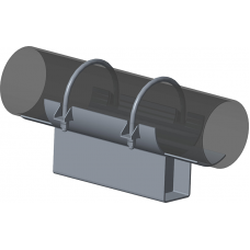 Опора неподвижная хомутовая с корпусом для тепловых сетей ТС-670.00.00 159х90х340х100 мм Серия 5.903-13 выпуск 7-95 10,9 кг