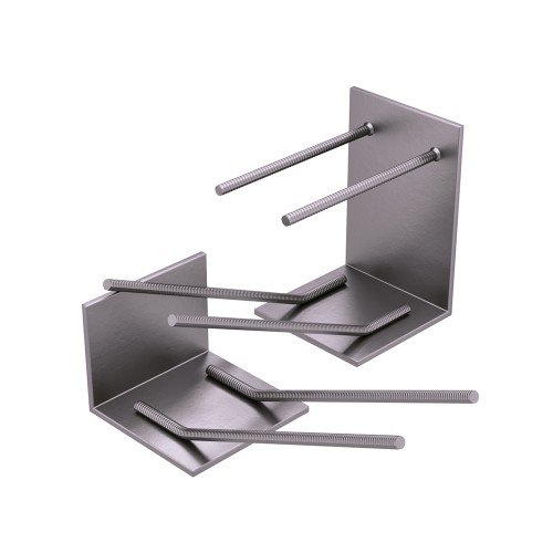 Закладная деталь для железобетонных конструкций оцинкованная МН131-3 250х180х30 мм Серия 1.400-15 Выпуск 1